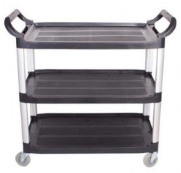 Carros de Servicio con 3 baladas de plástico